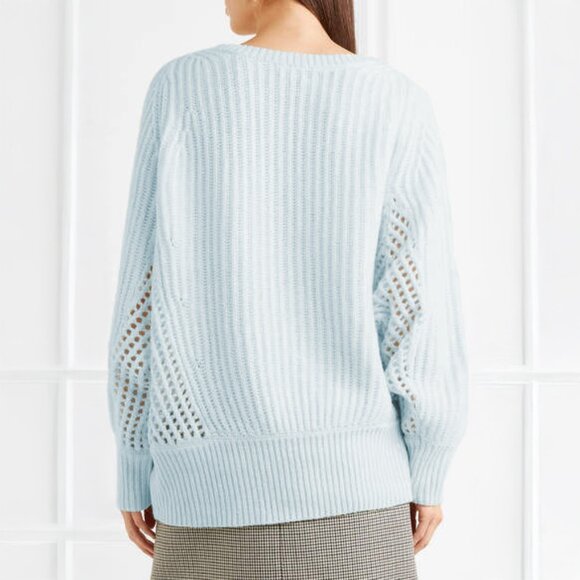 rag & bone Athena Cashmere Pullover in Blue - sz XXS - Picture 3 of 11